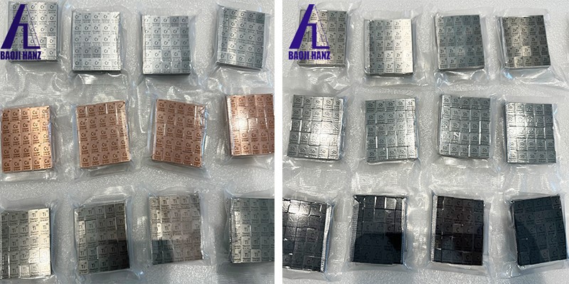 metal cubes