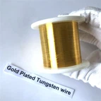 Goldbeschichtete Wolframdraht
